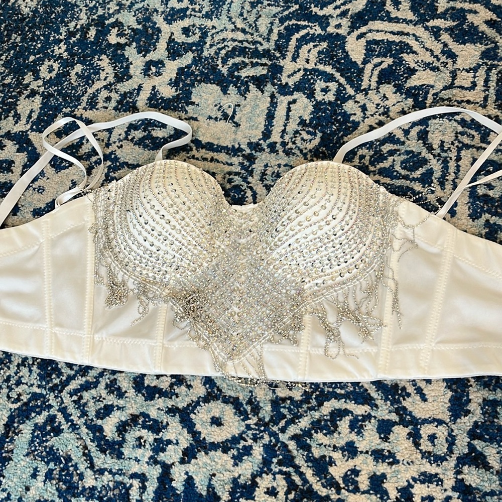 Windsor bustier sequin top NWT